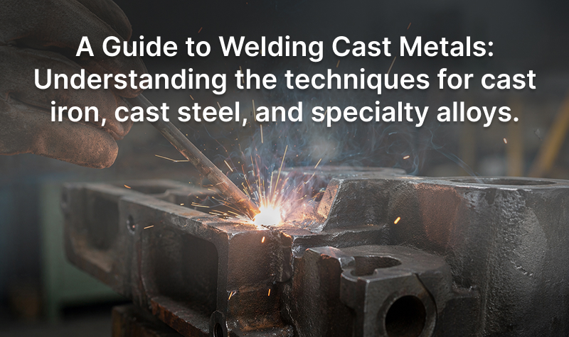 Guide to Welding Cast Metals: Cast Iron, Steel & Alloys